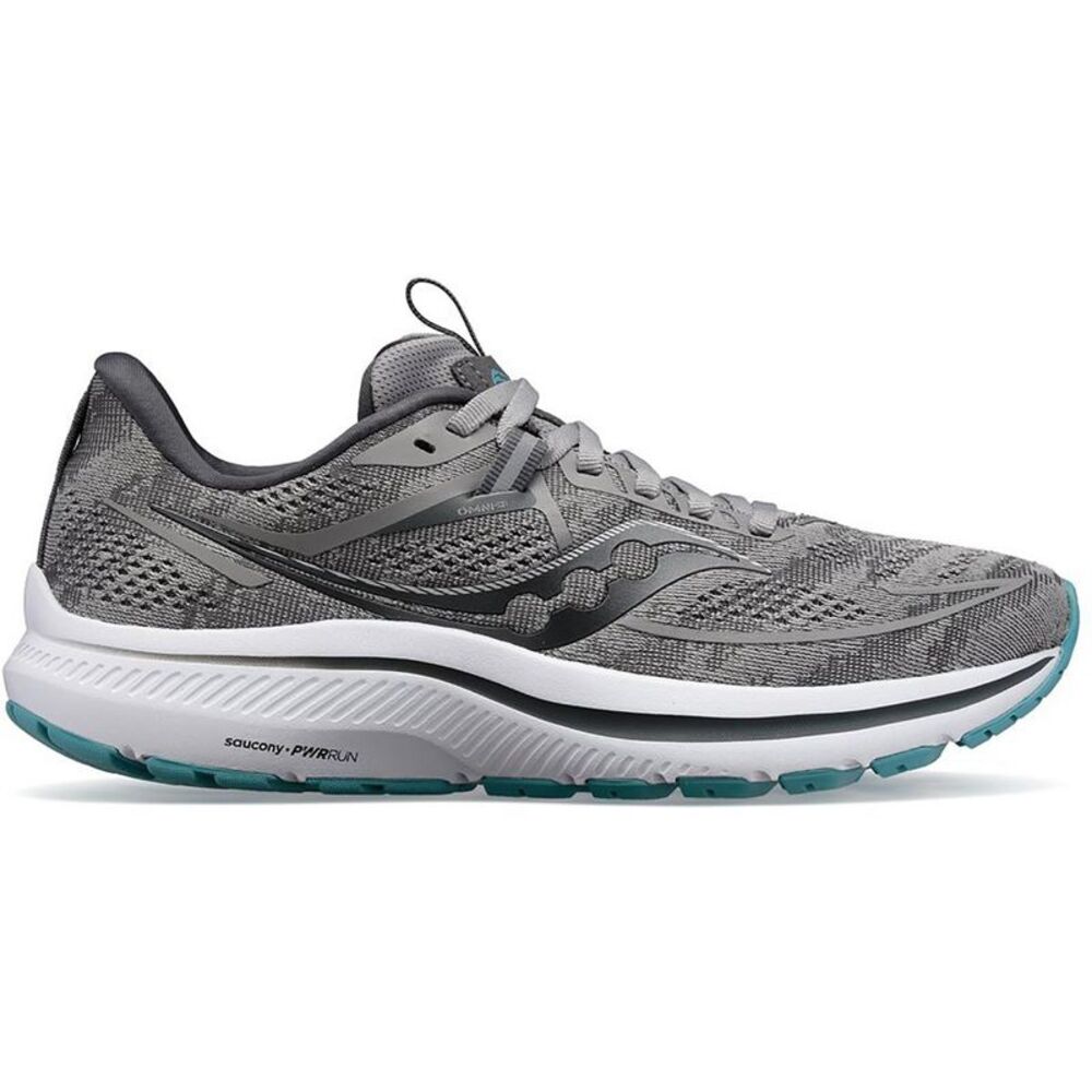 Saucony Womens Omni 21 Skyway Gray Running & Training Shoes Sneakers NWT
